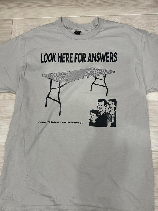 LOOK HERE FOR ANSWERS COVER SHIRT